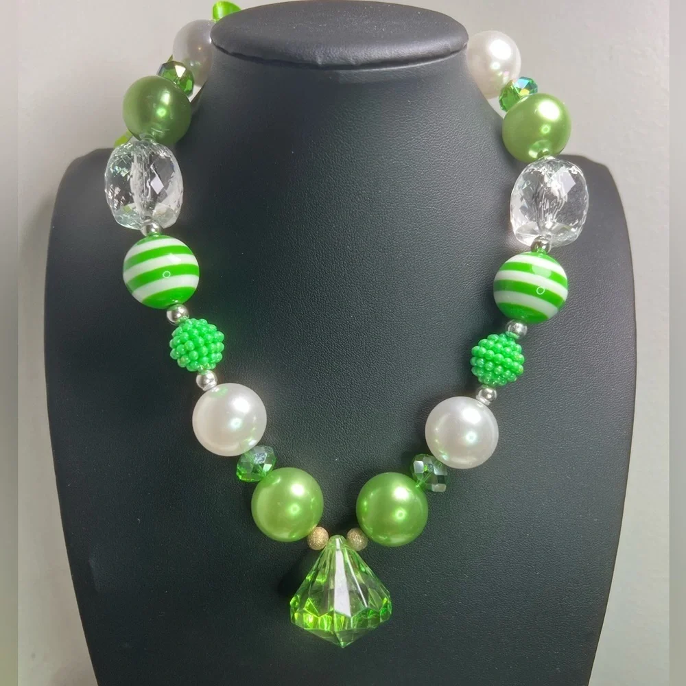 Colorful Kids Acrylic Beaded Necklace D13